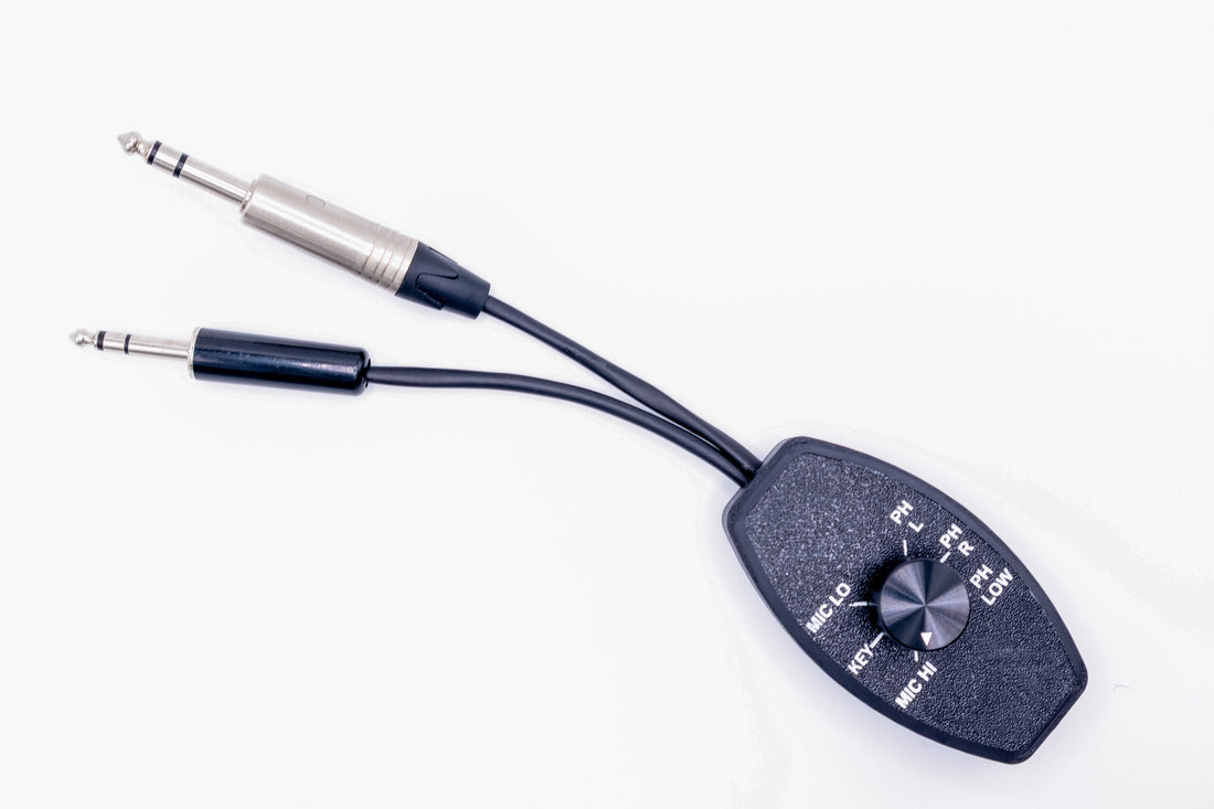 Headset Jack Ring-Out Tool — GA Dual-Plug Multimeter Adapter (6-Position)