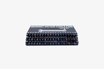 Threaded Drill Bit Organizer — 3-Row, Magnetic, #50 to .25