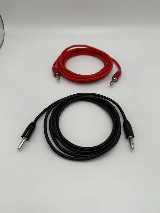 Red and Black Multimeter Leads – 4mm Banana Plugs Red and Black set