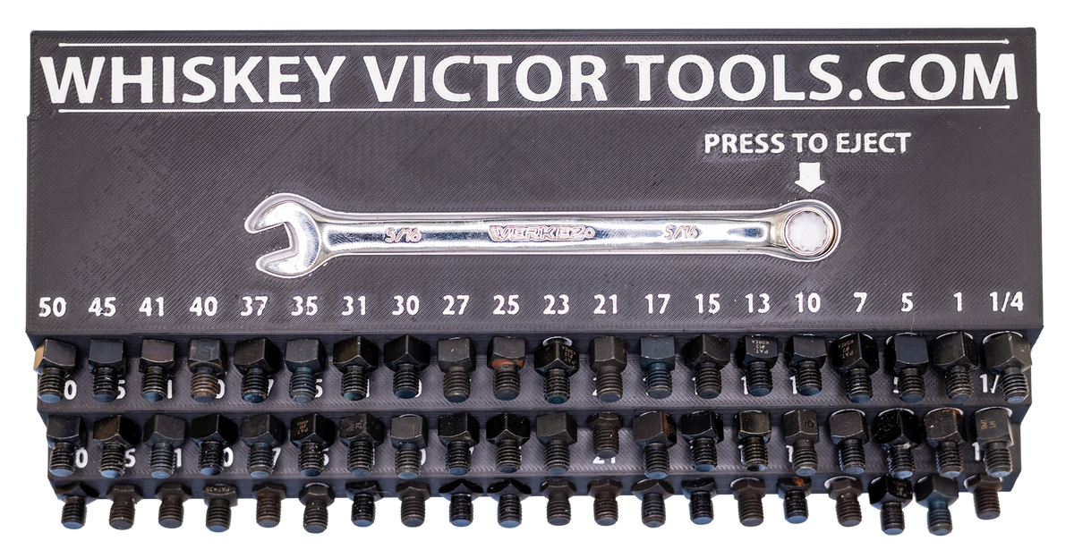 Threaded Drill Bit Organizer