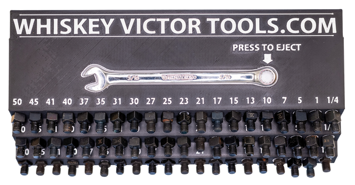 Threaded Drill Bit Organizer